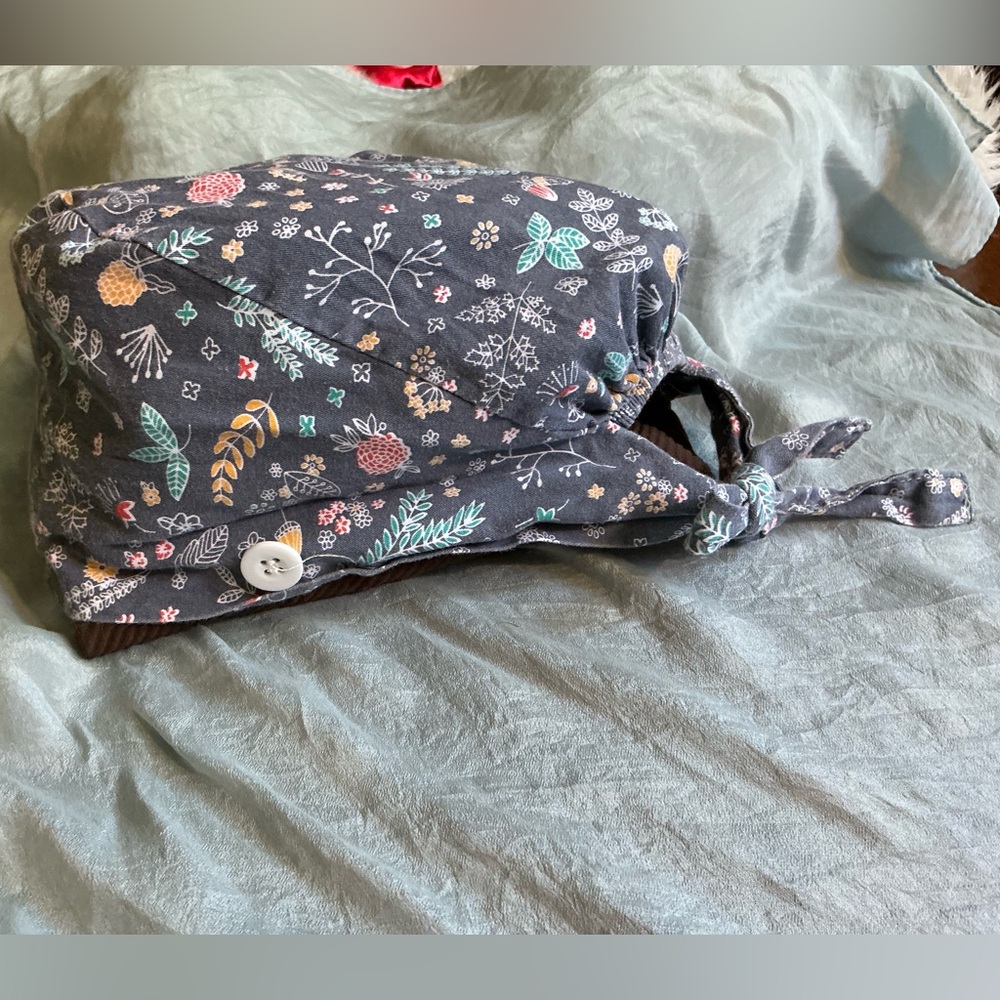 Nurse scrub cap Floral Patterned Headscarf one size